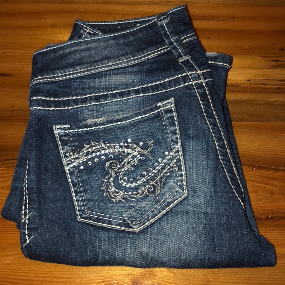 Silver jeans 🌹